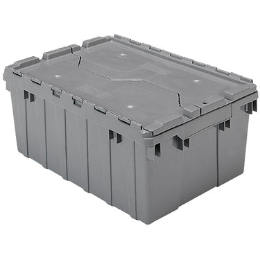 Akro-Mils® Attached Lid Container, 8.5 gal, 21 1/2